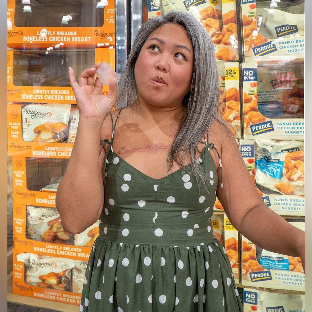 En Saison Green Polka Dot Midi Dress - Picture 3 of 7